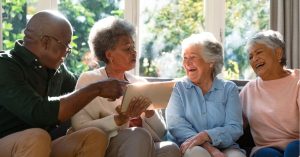 older people in assisted living