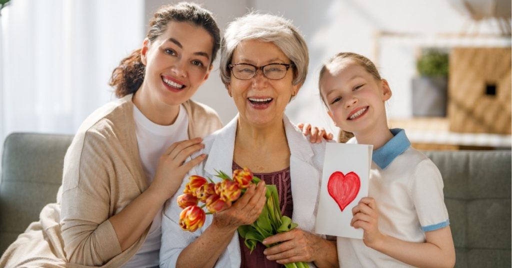 family in senior living