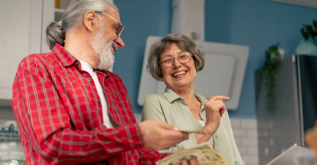 seniors in retirement community